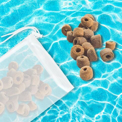 4 Packs Aquarium Media Bag Media Filter Bag Extra Fine 180 Filter Bags with Drawstring, Tanks Filter Media Bags Aquarium Filter Bags Fish Tank Media Mesh Filter Bags(8.7"*5.9") in Saudi Arabia