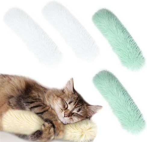 BetterJonny 8 Pcs Cat Toys Cat Pillows, 10.6inch Soft Plush Stuffed Cat Pillows Catnip Toys Cat Kicker Toy Plush Cat Sleep Pillow Interaction Fun Toy for Family with Multiple Cats in Saudi Arabia