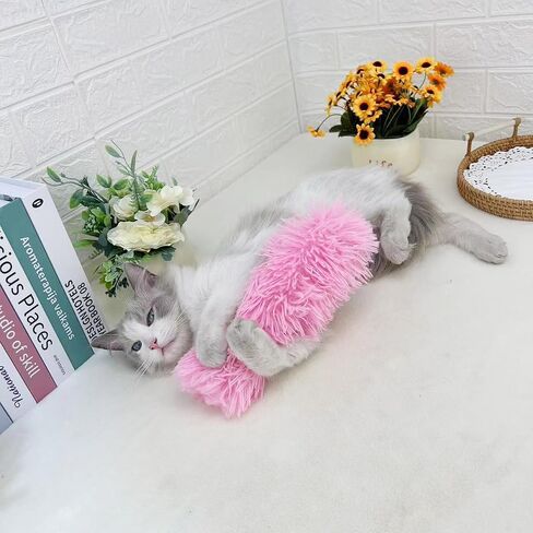 BetterJonny 8 Pcs Cat Toys Cat Pillows, 10.6inch Soft Plush Stuffed Cat Pillows Catnip Toys Cat Kicker Toy Plush Cat Sleep Pillow Interaction Fun Toy for Family with Multiple Cats in Saudi Arabia