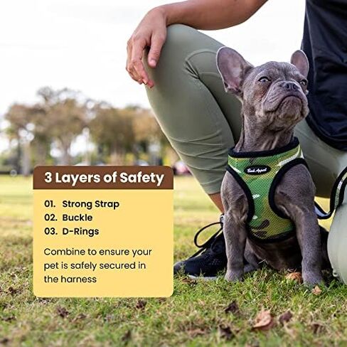Bark Appeal Pink Camo Step-in Dog Harness for Small-Medium Pets – Soft Solid Mesh Vest Harness for Dogs & Puppies – Anti-Choke with Adjustable Strap & Heavy Duty Clip – XXXL in Saudi Arabia