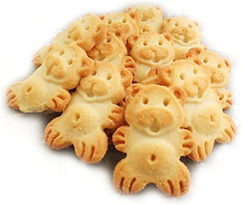 مكافآت الكلاب المخبوزة بالفرن العضوي من الجدة لوسي، 2 حزمة متنوعة من النكهات: (1) وصفة اليقطين و(1) وصفة الموز والبطاطا الحلوة (إجمالي كيسين، 14 أونصة لكل منهما) in Kuwait