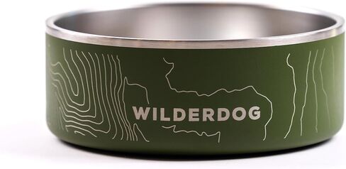 Widlerdog Stainless Steel Dog Bowl with Extra Durable Kitchen-grade BPA-free Stainless Steel with Non-slip Rubber Ringed Bottom (Black, 64 oz) in Saudi Arabia