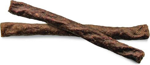PawLove Treats Quick and Crunchy Gourmet Beef Stick Recipe Dog Snacks – Light and Airy Chew – Rich in Delicious Beef Flavor – Healthy Grain Free, High Protein Chew - Small Dog Size - (1.3 lb. Bag) in Saudi Arabia
