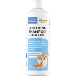 Wellnergy Soothing Shampoo for itchy Skin Dogs and Cats(16 oz)