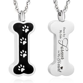 قلادة جرة العظام لرماد رماد الكلب والقطط، طباعة مخالب تذكار مجوهرات رماد تذكارية مجوهرات تذكارية مع مجموعة تعبئة in Kuwait