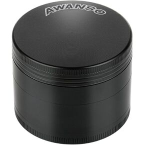 Grinder, Awanso 2" 4 Piece Grinder (Black)