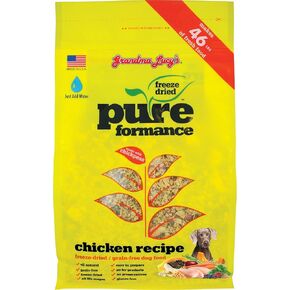 GRANDMA LUCY'S 844212 Pureformance Grain Free Chicken Food for Dogs, 10-Pound