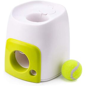 Zerone Automatic Dog Ball Reward, Dog Food Reward Machine Interactive Pet Toy Smart Feeder Dog Ball Rolling Machine for Cats, Dogs