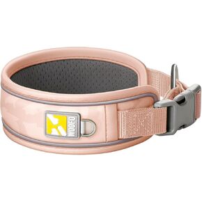 Premium Dog Collar | Super Adjustable for All Breeds, Quick Release Buckle | Extra Soft and Widened Padding & Reflective Trim Design for Safety (Large, Black)