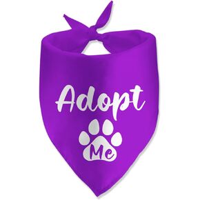 Adopt Me Dog Bandana Adopt Me Bandanas for Dogs Purple Dog Bandana Adopt Me Pets Dog Birthday Party Decorations for Pet Dog Lovers Gifts