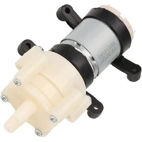 jing DC 6-12V R385 Mini Water Cooled Water Pump Air Diaphragm Pump, for Tea Machine Aquarium Fish Tank 1.5-2Lmin