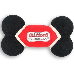 Clifford® Toughie Bone مقاس 6.75 بوصة لعبة جلب الكلاب | ألعاب مطاطية متينة جدًا للكلاب | ألعاب جلب قابلة للطفو للكلاب المتوسطة والكبيرة