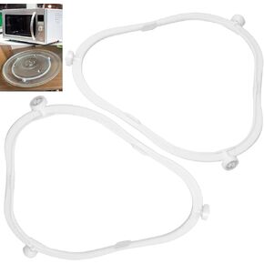 2 Pack Upgraded W11252182 Microwave Turntable Ring for whirlpool Microwave Turntable Ring, Compatible with Amana Kenmore Whirlpool Microwave, Replaces PS12584163 AP6799974 W10435114 W10654906