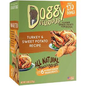 Turkey & Sweet Potato Dog Treat 5 LBS, 80 Fl Oz (Pack of 1)