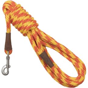 Mendota Pet Long Snap Leash - Dog Training Lead - Made in The USA - Black, 1/2 in x 15 ft