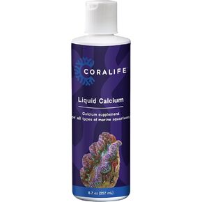 Coralife Saltwater Fish Tank Aquarium Liquid Calcium Marine Supplement, 8.7 oz