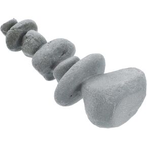 Stone Stacked Stone Ornaments Zen Garden Decor Sandstone Stones Sculpture Simulation Rockery Stone Fish Tank Supply Zen Rocks Sculpture Stone Sculpture Resin Moss Office