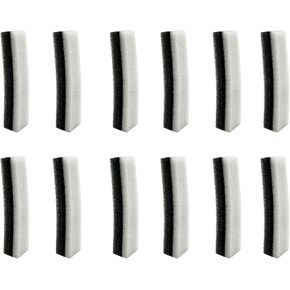 12 Packs NISPIRA Replacement Filters for NPET WF020TP WP020 Dog/Cat Drinking Water Fountain Square Transparent | Foam Sponge with Triple Filtration System