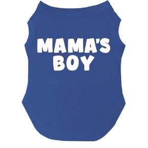 Mama's Boy Mother's Day, Valentine's Day Dog Tee Shirt Sizes for Puppies, Toys, and Large Breeds (Red, 3X-Large 944)