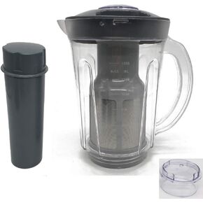 Joystar 48oz Larger cup replacement parts soymilk picther attachement &Juicer Attachment with extractor blade and flat milling blade，compatible with Nutri Bullet Original 600series &Pro 900 series