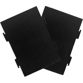 Activated Charcoal Filters, Replacement Air Filters for Over The Range Microwave Hood Compatible with Whirlpool and KitchenAid W11282981 KMLS311HBL (2 Pack)