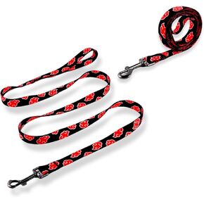 KOZUKI Anime Dog Leash - Cloud Pattern, Pink, 67 Inches, Small Dogs