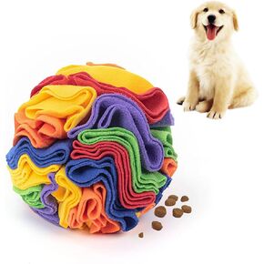 Ultimate Enrichment Large Snuffle Ball - Interactive Puzzle Toy for Mental Stimulation Foraging Fun Durable Safe Herding All Dog Breeds & Sizes