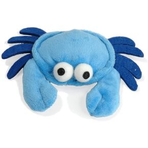 TinyToy Blue Crab Plush Small Breed Dog Toy