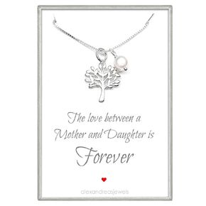 Tree of Life Necklace, Mother in Law Gift Necklace, Mother of the Bride, Mother of the Groom Gift, Sterling Silver Tree of Life Necklace, Mother's Day Gift for Mom (for mother-in-law)