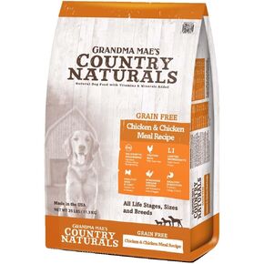 Grandma Mae'S 79700189 14 Lb Country Naturals Grain Free Chicken & Chicken Meal Dog Food, One Size