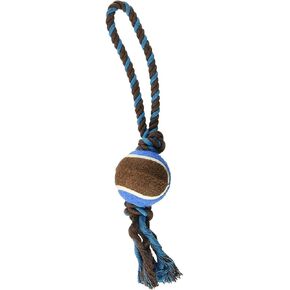 Knotted Dog Toy With Tennis Ball