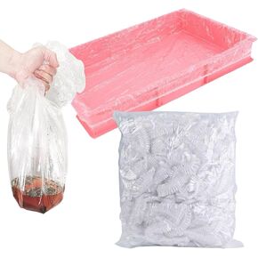 بطانات أقفاص الحيوانات الأليفة البلاستيكية للاستعمال مرة واحدة - صواني فضلات مانعة للتسرب وسهلة التنظيف للأرانب والخنازير الغينية والطيور والمزيد (30 عبوة) in Kuwait