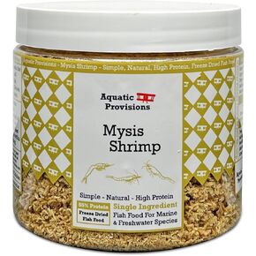 Mysis Fish Food 2.5 oz, Freeze Dried, for Freshwater and Marine Aquarium Fish