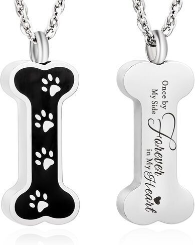 قلادة جرة العظام لرماد رماد الكلب والقطط، طباعة مخالب تذكار مجوهرات رماد تذكارية مجوهرات تذكارية مع مجموعة تعبئة in Kuwait