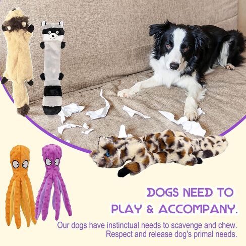 Indestructible Dog Chew Toys, 8inch Dog Squeak Toys for Large Dogs Aggressive Chewer in Saudi Arabia