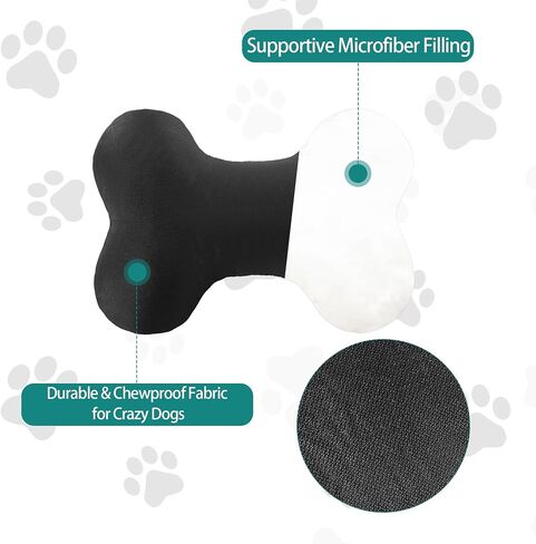 HOMBYS Extra Large Dog Bite Pillow for Aggressive Chewers & Puppy Training Teeth, Chewproof Dog Claming Pillow Toy for Anxiety Relief, Washable Pet Pillow for Cats & Dogs,Tough & Indestructible in Saudi Arabia