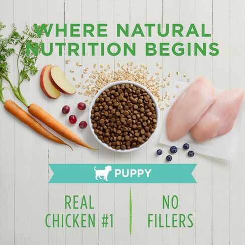Instinct Be Natural Puppy Real Chicken & Brown Rice Recipe Natural Dry Dog Food, 24 lb. Bag in Saudi Arabia
