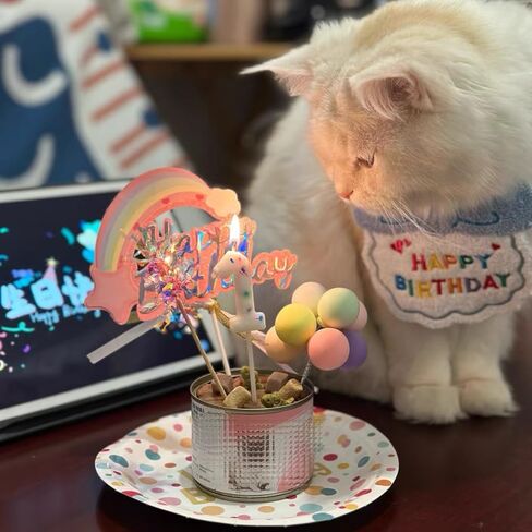 طقم حفلة عيد ميلاد الكلب، قبعات عيد ميلاد لطيفة للكلاب ومنديل مع أرقام لمستلزمات الحفلات، وشاح وديكور عيد ميلاد للكلاب الصغيرة والقطط وإكسسوارات أعياد ميلاد الحيوانات الصغيرة in Kuwait