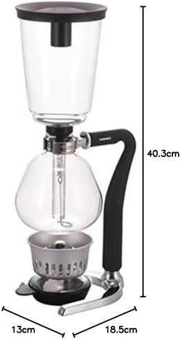 هاريو NXAR-5 كوفي سيفون نيكست تقطير القهوة لـ 5 أشخاص، أسود in Kuwait