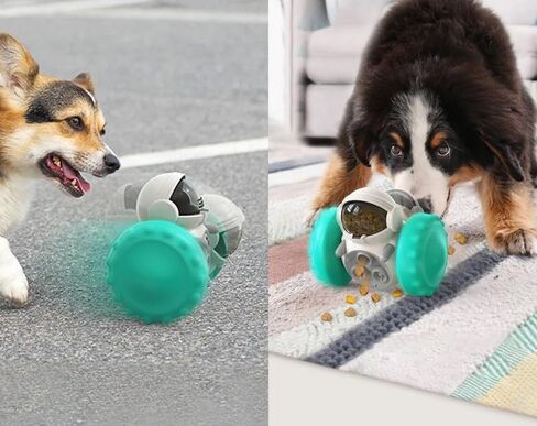 Interactive Dog Toys,Dog Toys,Small Dog Toys and Cat Toys,Dog Toys to Keep Them Busy,Treat Dispensing Dog Toys,Brain stimulating,Great Alternative for Enrichment,Blue in Saudi Arabia