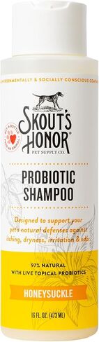 شامبو Skout's Honor Probiotic للحيوانات الأليفة (زهر العسل) للحصول على بشرة ومعطف أكثر صحة in Kuwait