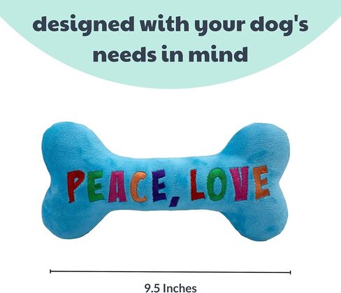 Huxley & Kent for Dogs | Dear Santa Bone (Small) | Christmas Holiday Power Plush Dog Toy with Squeaker | Funny Dog Toy | Cute Dog Toy | H&K Squeaky Dog Toy in Saudi Arabia