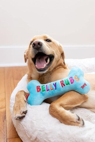 Huxley & Kent for Dogs | Dear Santa Bone (Small) | Christmas Holiday Power Plush Dog Toy with Squeaker | Funny Dog Toy | Cute Dog Toy | H&K Squeaky Dog Toy in Saudi Arabia