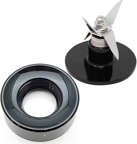 شفرة مستخرج بديلة من Joystar SPB-456-2 مع طوق خلاط SPB-7CH-LR لـ Cuisinart SPB-10/SPB-7/SPB-10CH/SPB-10BC/BFP-703CH BFP-10 BFP-10CH، أجزاء تجميع القطع البديلة ( أسود، 1) in Saudi Arabia
