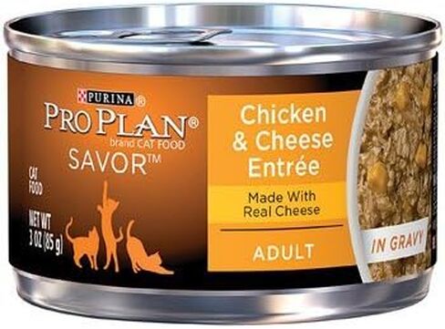 Purina Pro Plan Canned Adult Chicken Cheese Food In Gravy, 3 Oz. in Saudi Arabia