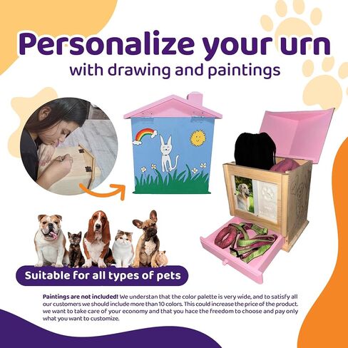 Pet Urns for Dogs - Dog Urn - Dog Urns for Ashes - Dog Ashes Keepsake - Urn for Dog Ashes - Urn for Pet Ashes Dog - Pet Urns for Cats - Pet Urn - Pet Urns - Dog Urns in Saudi Arabia