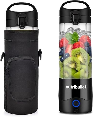 Storage bag for Hand Blender,Dust Cover sleeve case with Shoulder Strap and Accessory Pocket for magic bullet 16 oz Portable Blender MBPB50100/MBPB50100W/MBPB50100FP/MBPB50100AK (Black) in Saudi Arabia