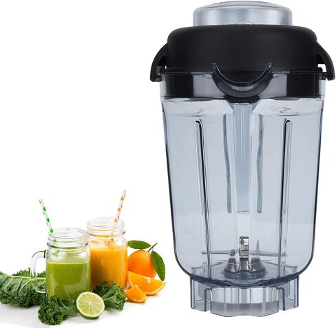 حاوية خلاط طعام شفافة، تم استبدالها بإبريق خلاط Vitamix سعة 32 أونصة، متوافق مع خلاطات Vitamix Series C وG لأكواب ومرطبانات حاوية خلاط Vitamix in Kuwait