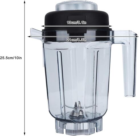 حاوية خلاط طعام شفافة، تم استبدالها بإبريق خلاط Vitamix سعة 32 أونصة، متوافق مع خلاطات Vitamix Series C وG لأكواب ومرطبانات حاوية خلاط Vitamix in Kuwait
