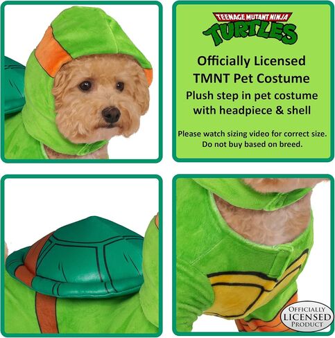 Rubie's Teenage Mutant Ninja Turtles Teenage Mutant Ninja Turtles Pet Costume, As Shown, Medium in Saudi Arabia